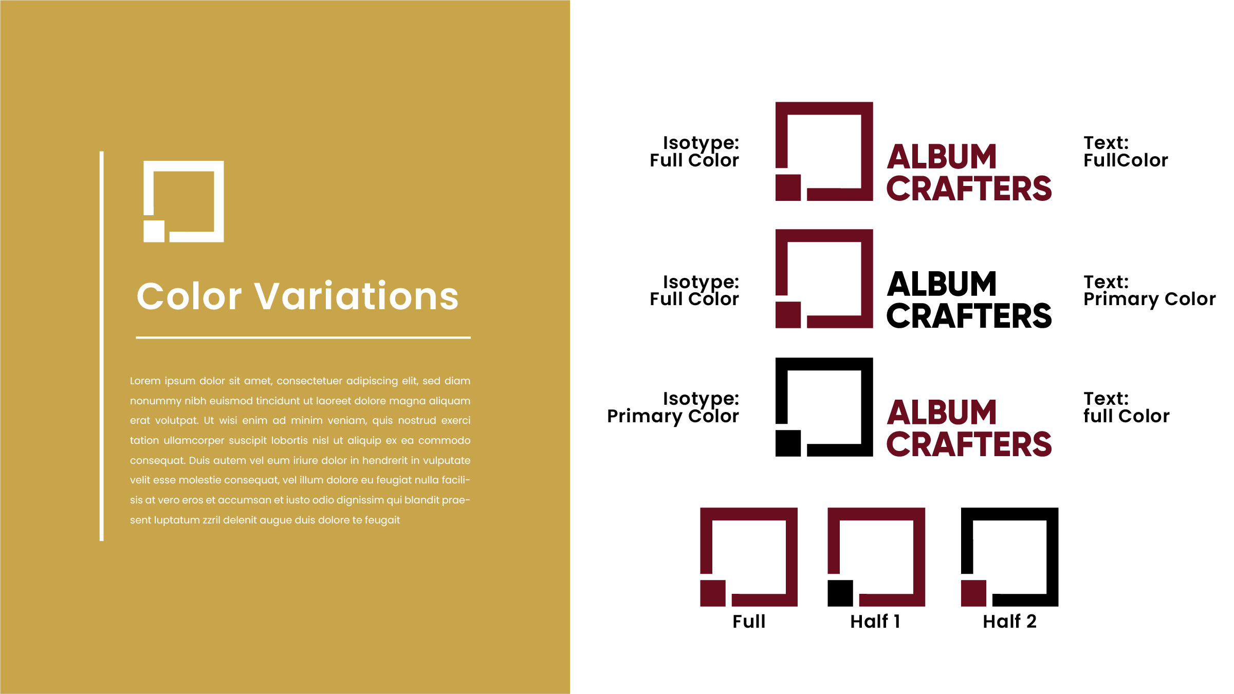 Album Crafters — Brand System