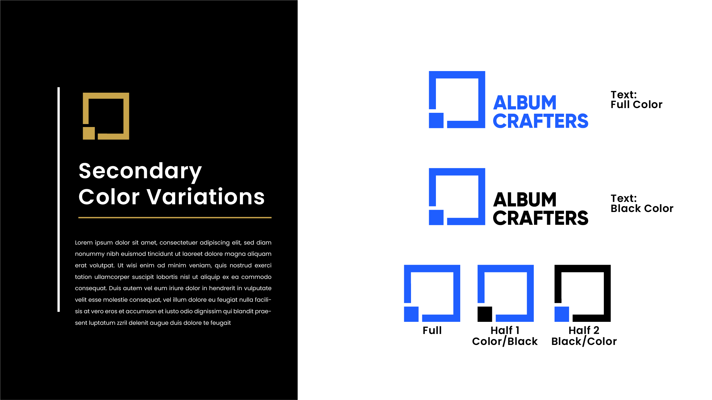 Album Crafters — Logo & Isotipo