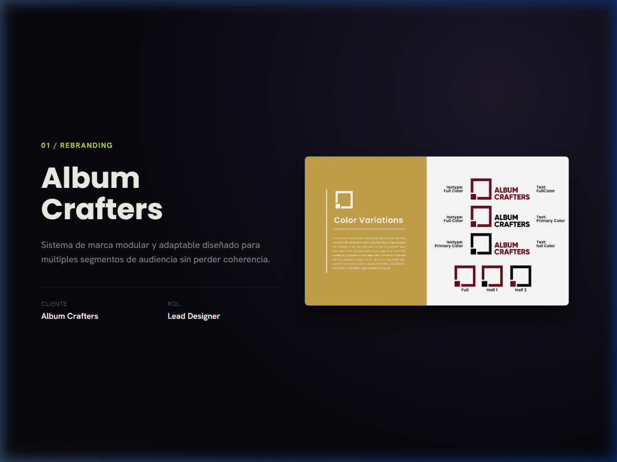 Album Crafters — rebranding