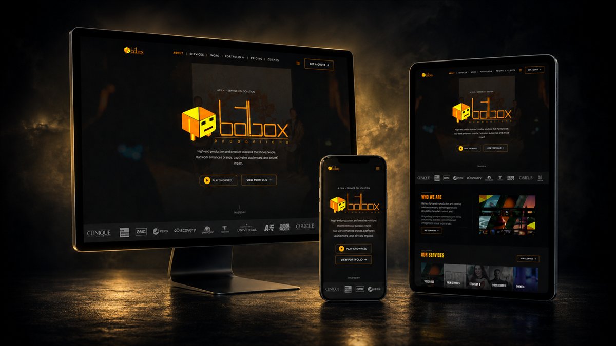 Botbox Productions — rediseño web