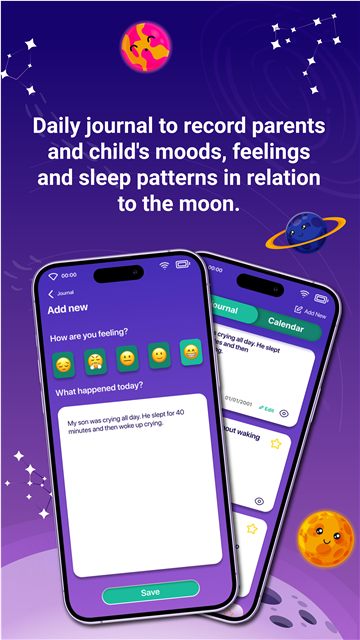 Presentación de Moon Baby para Google Play 3