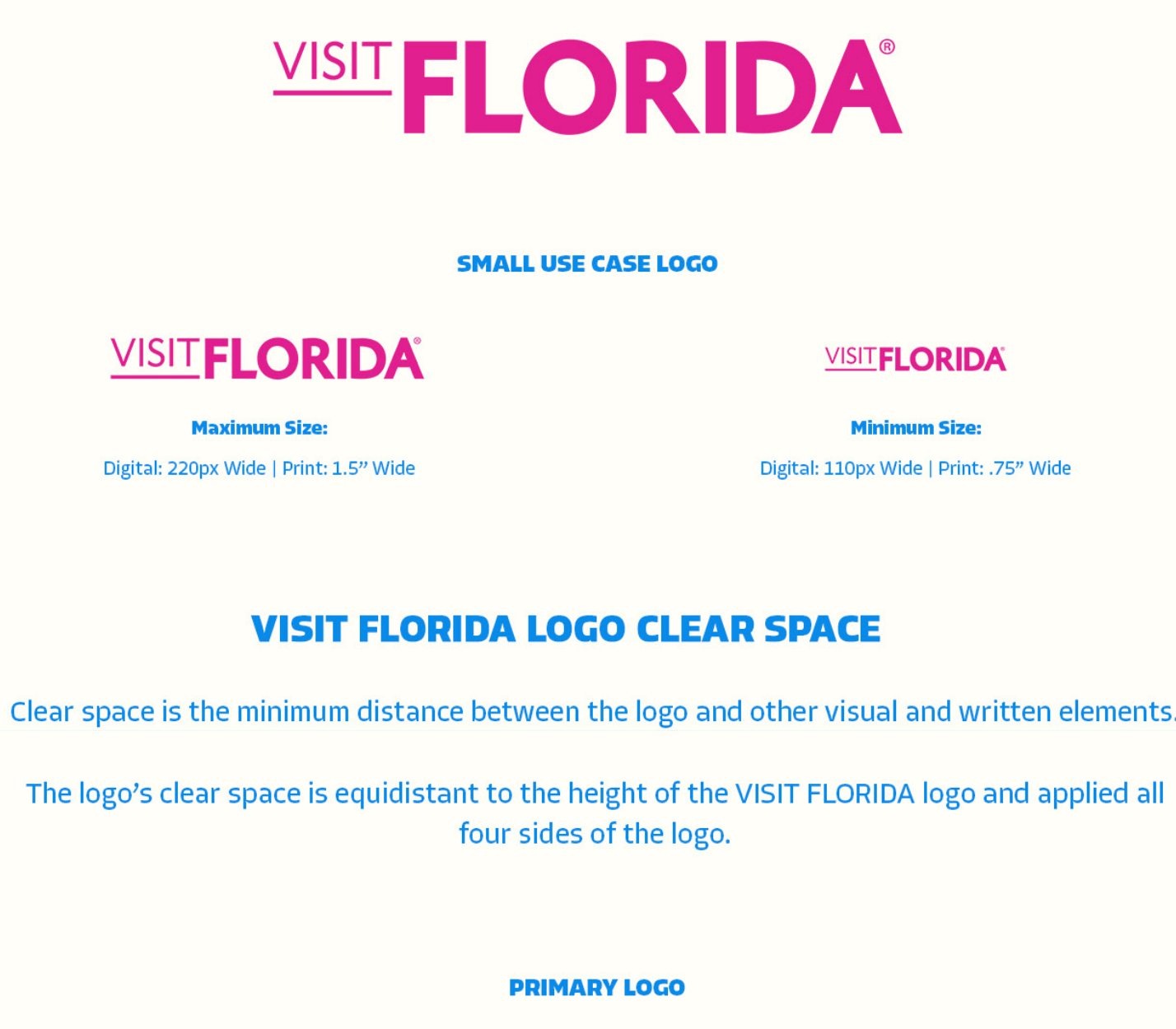 Visit Florida — Variaciones de Logo